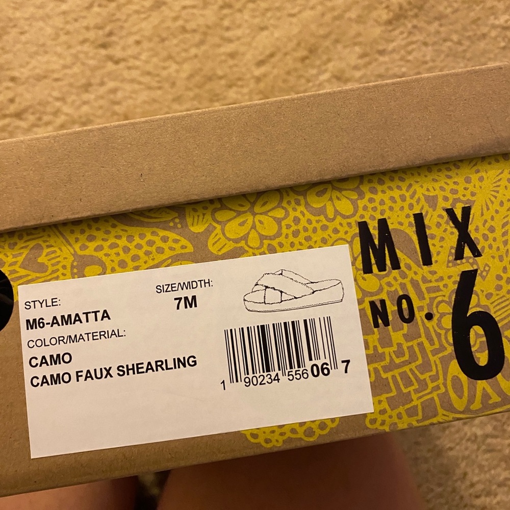 *SALE* Mix No. 6 Amatta slippers Camo - Picture 4 of 7